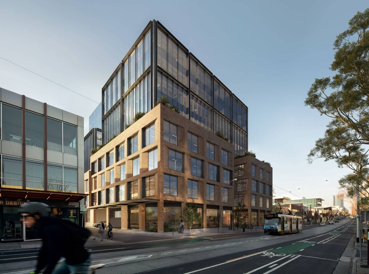 exterior of Industry Lanes development in Richmond