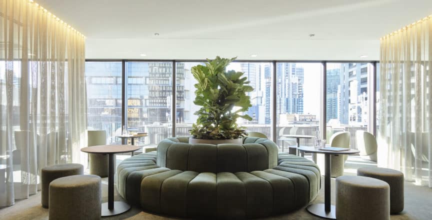 circular lounge chair