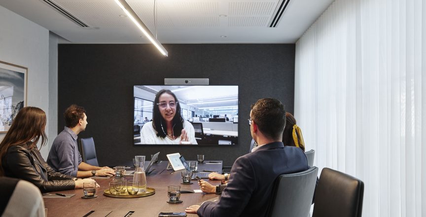 Meeting with video conferencing