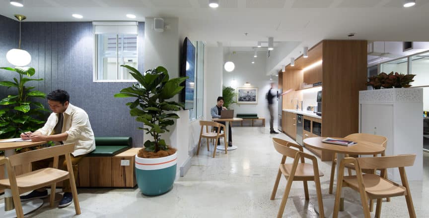 Workspace in Hub Brisbane