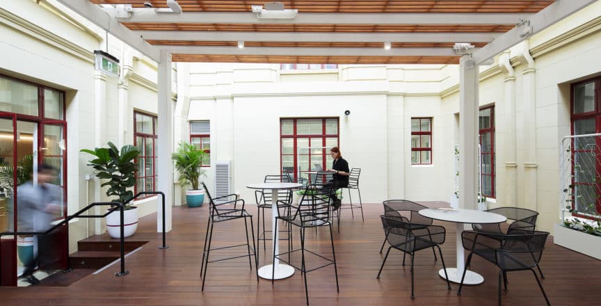 outdoor courtyard