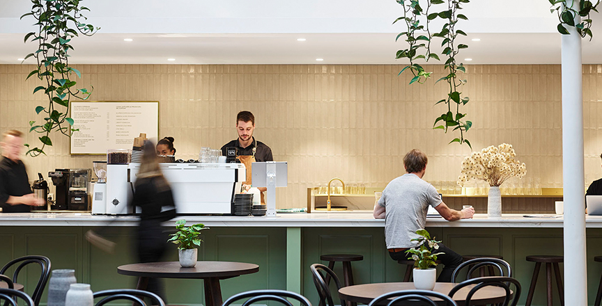 Collins Street Café and in-house Barista in Melbourne