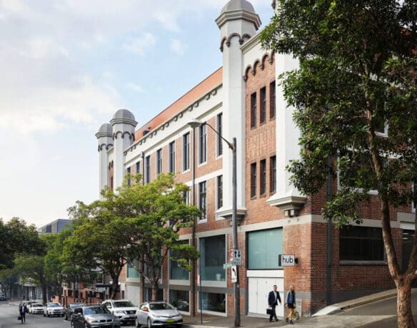 exterior of 223 liverpool street in Sydney