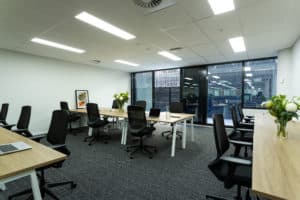 office with desks and chairs