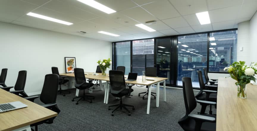 office with desks and chairs