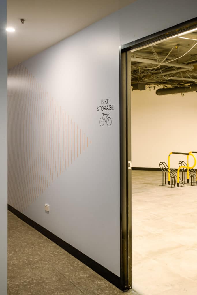 bike storage room
