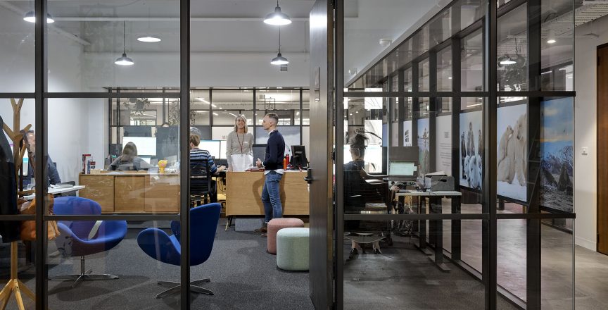 workers in an office
