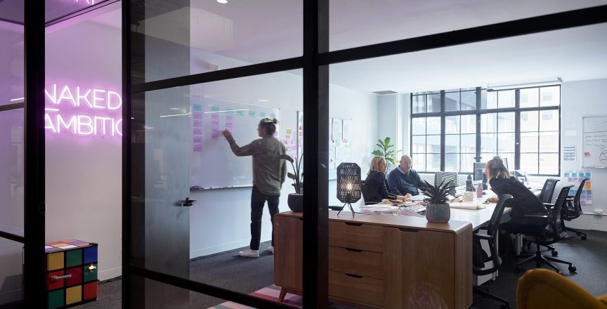 workers in office