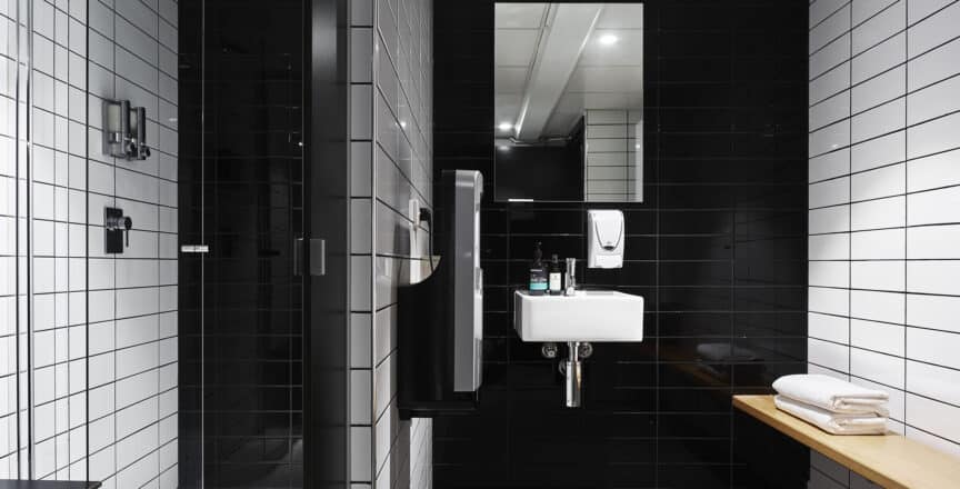 bathroom with shower