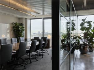 Boardroom table and chairs