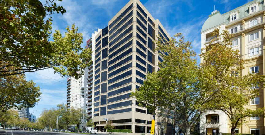 Exterior of 412 St Kilda Road