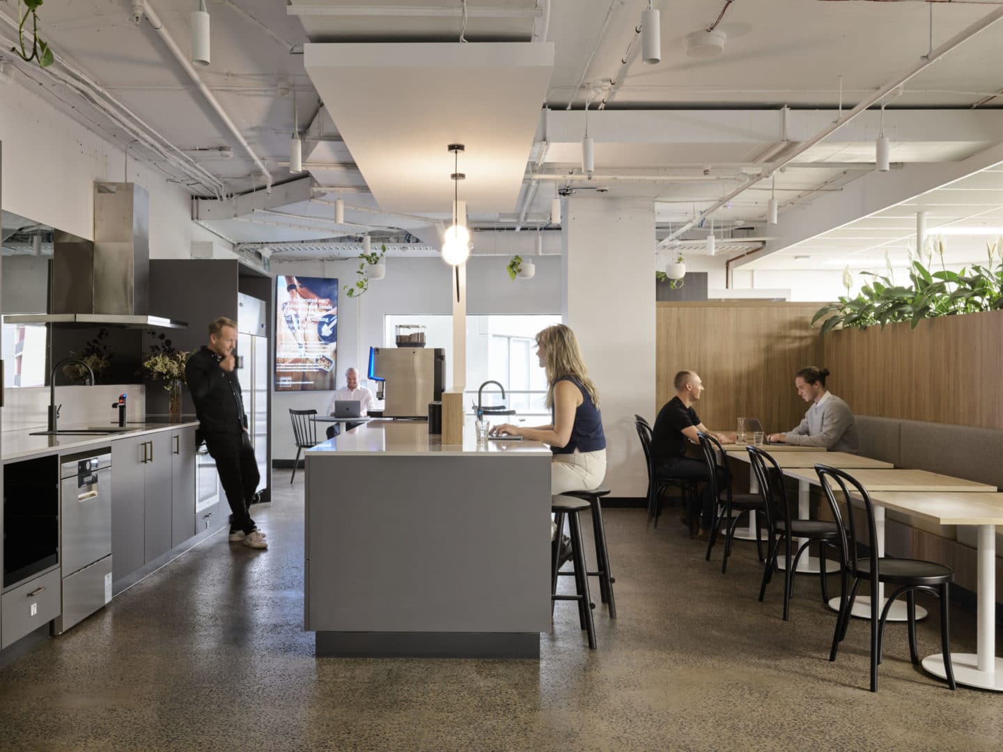 Hub St Kilda Road kitchen space