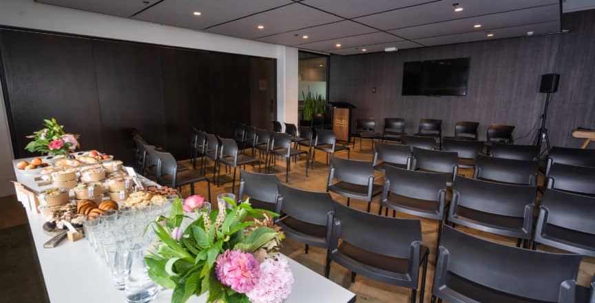 workshop training room with chairs