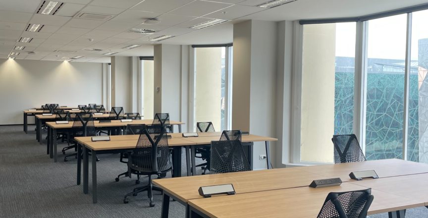 office space overlooking federation square in Melbourne