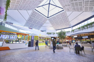 inside a shopping centre
