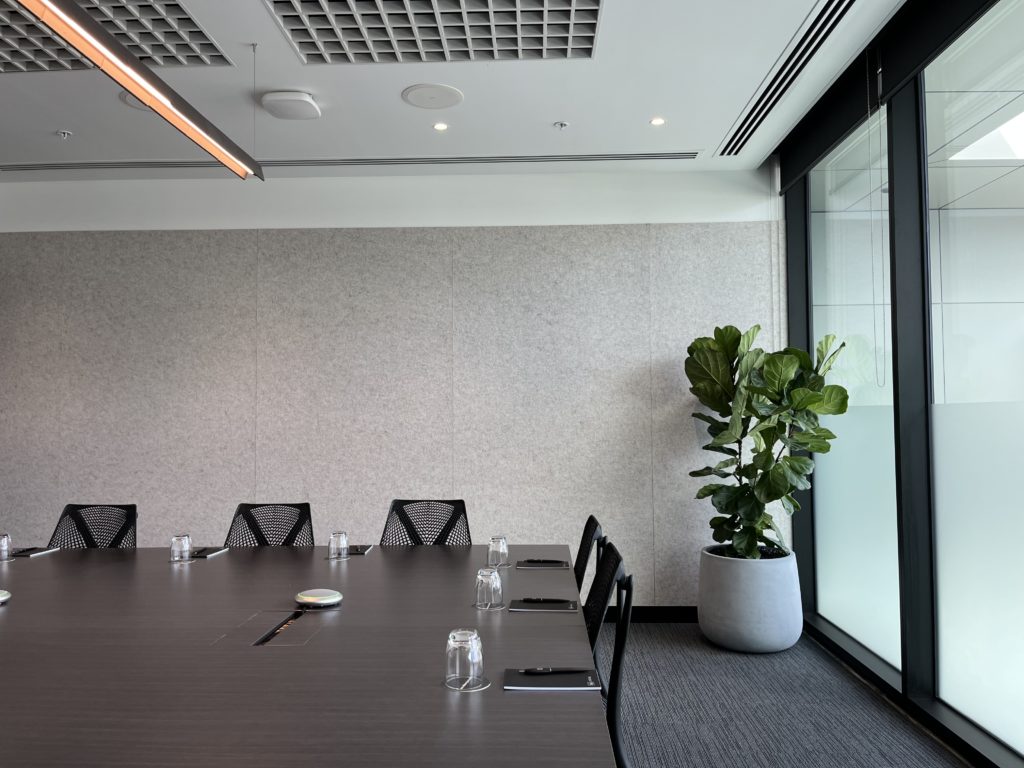 meeting space with chairs