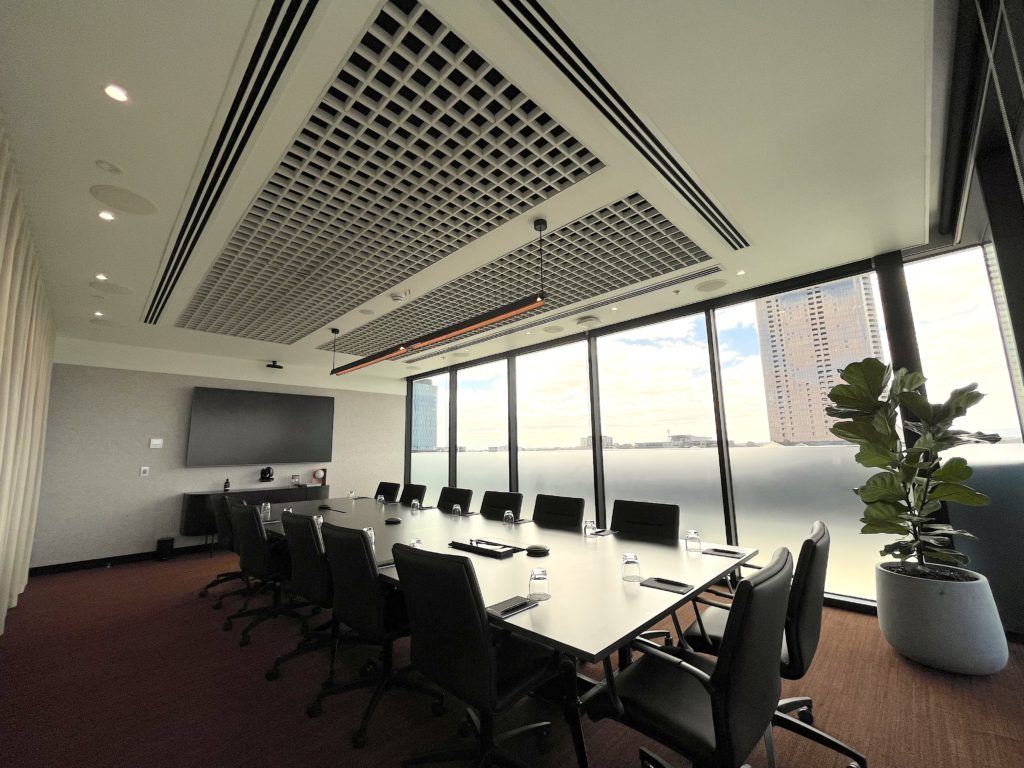 meeting room with chairs