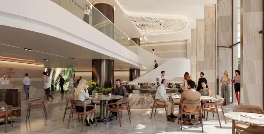 555 Collins St Cafe