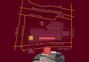 Hub Local – Box Hill Parking Map
